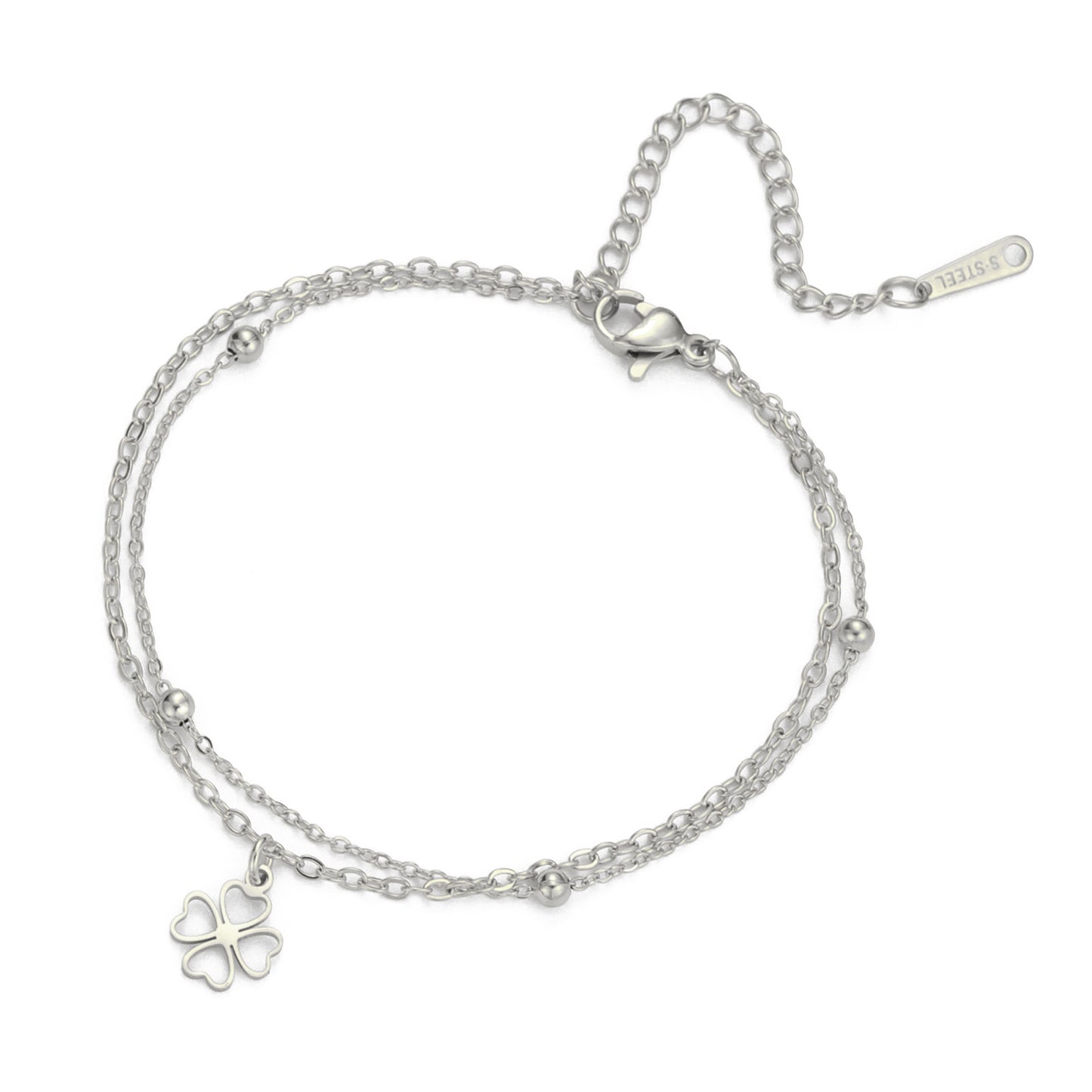 Fashionable And Minimalist Womens Multi-hollow Heart Bracelet