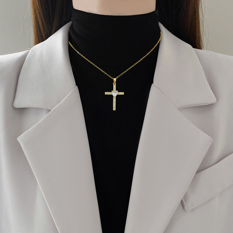 Women's All-match Clavicle Chain Titanium Steel Chain