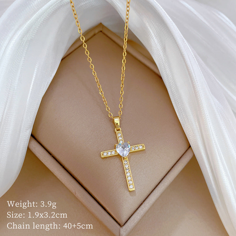 Women's All-match Clavicle Chain Titanium Steel Chain