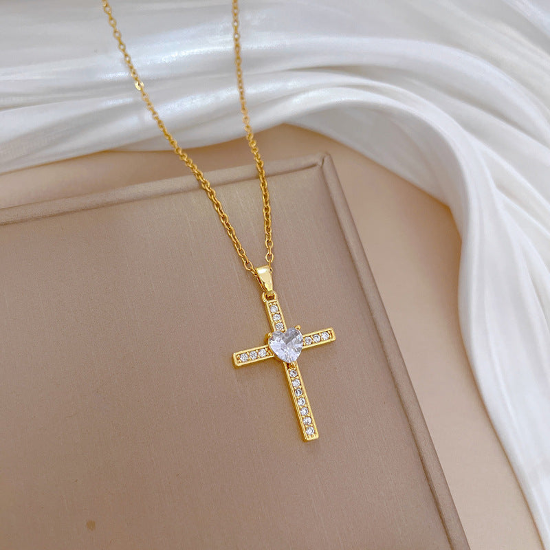 Women's All-match Clavicle Chain Titanium Steel Chain